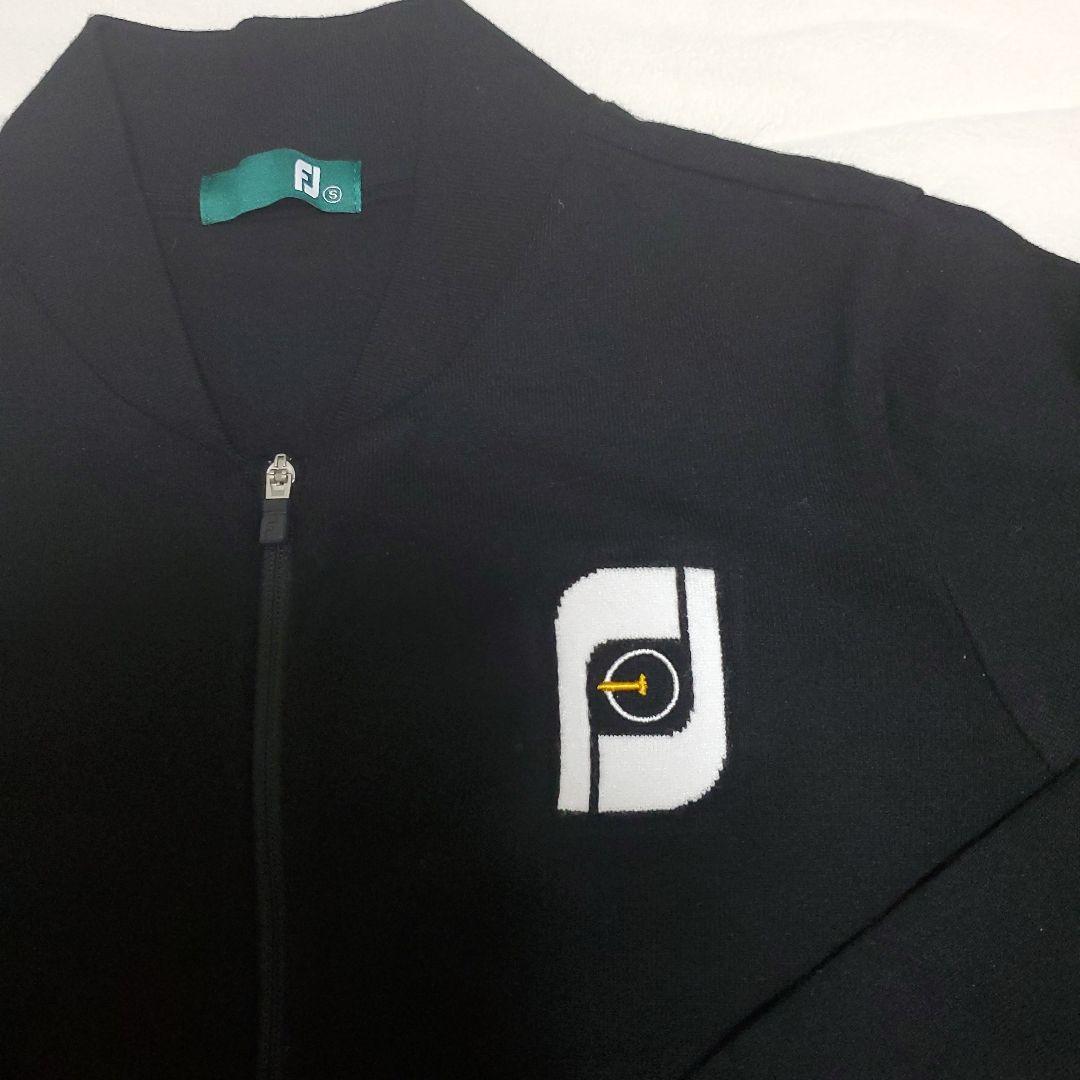 FootJoy ブラック カーディガンセーター