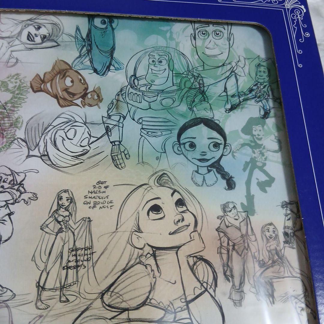 [新品未使用]ディズニーシー15周年ザイヤーオブウィッシュキャラクタアートパネル