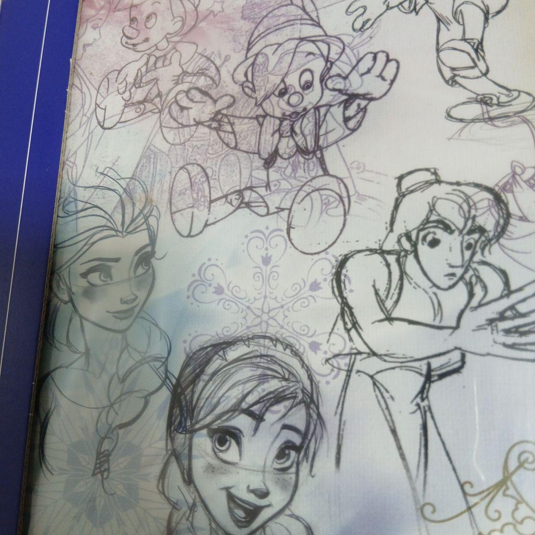 [新品未使用]ディズニーシー15周年ザイヤーオブウィッシュキャラクタアートパネル