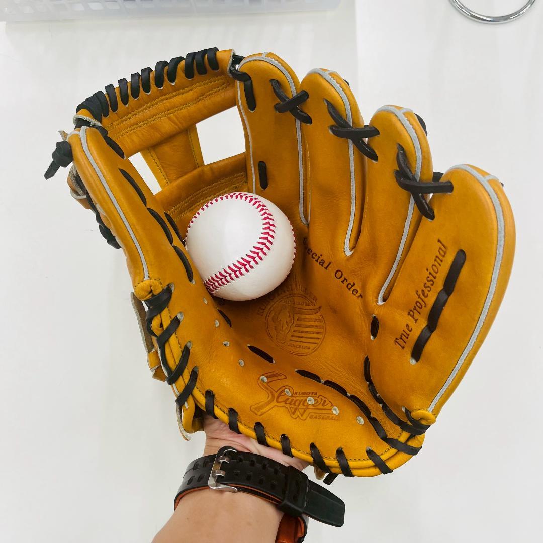 久保田スラッガー　オリジナルオーダーグラブ　硬式用　内野手用　SR1型　型付け済