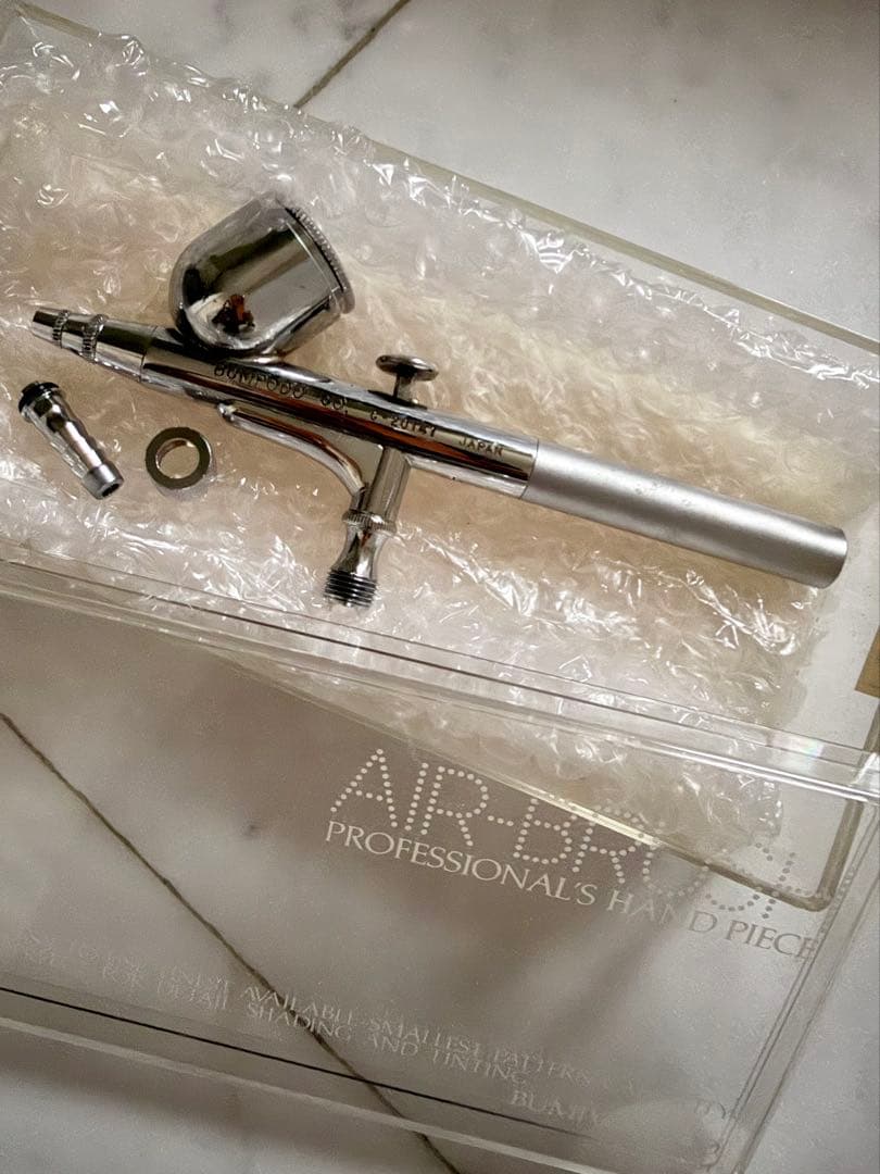 エアブラシ + ミニ エア コンプレッサー セット