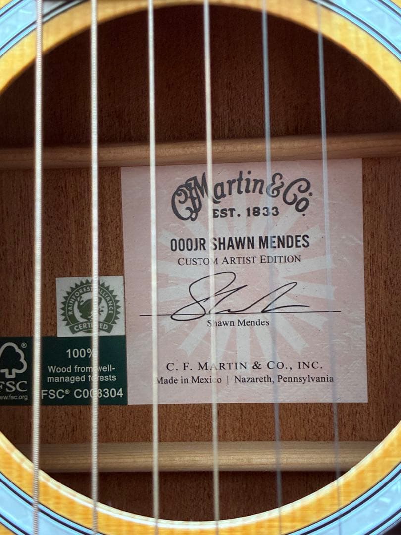 Martin 000JR-10E Shawn Mendes 美品