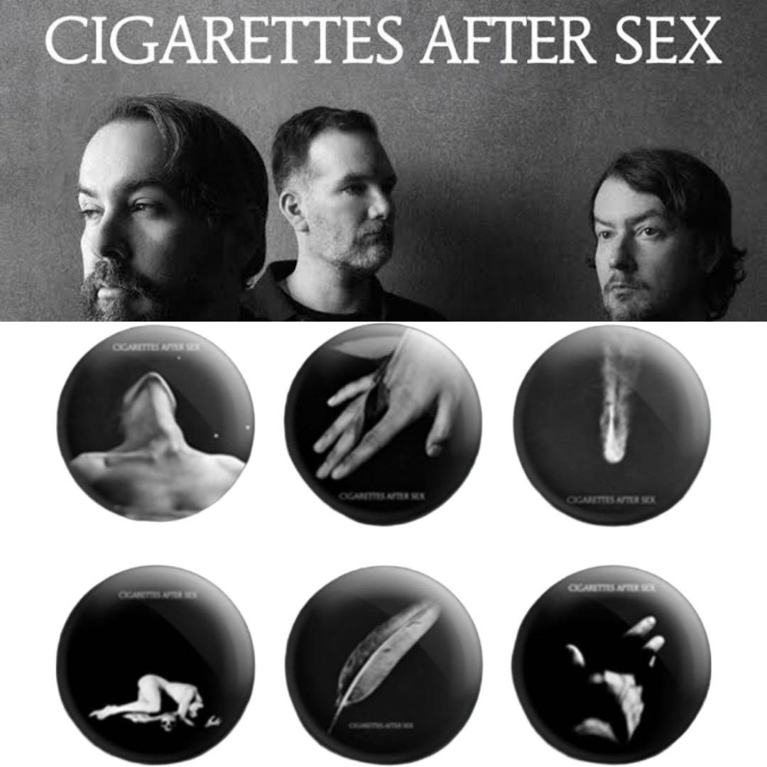 Cigarettes After Sex Album Badge Set 6個