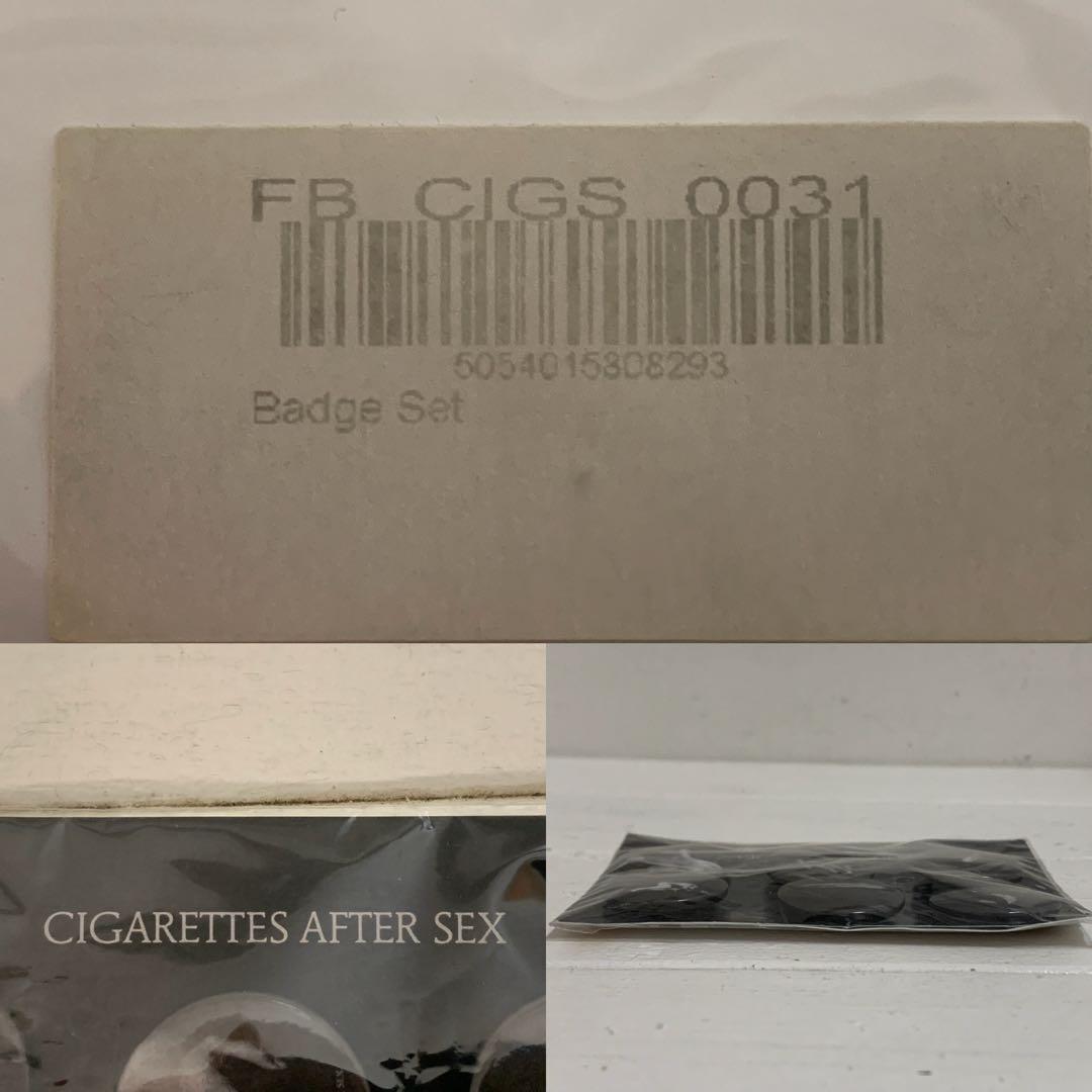 Cigarettes After Sex Album Badge Set 6個