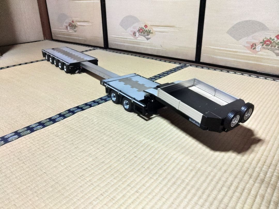 ホビーラジコン FURY BEAR 2+5 axle semi low loader