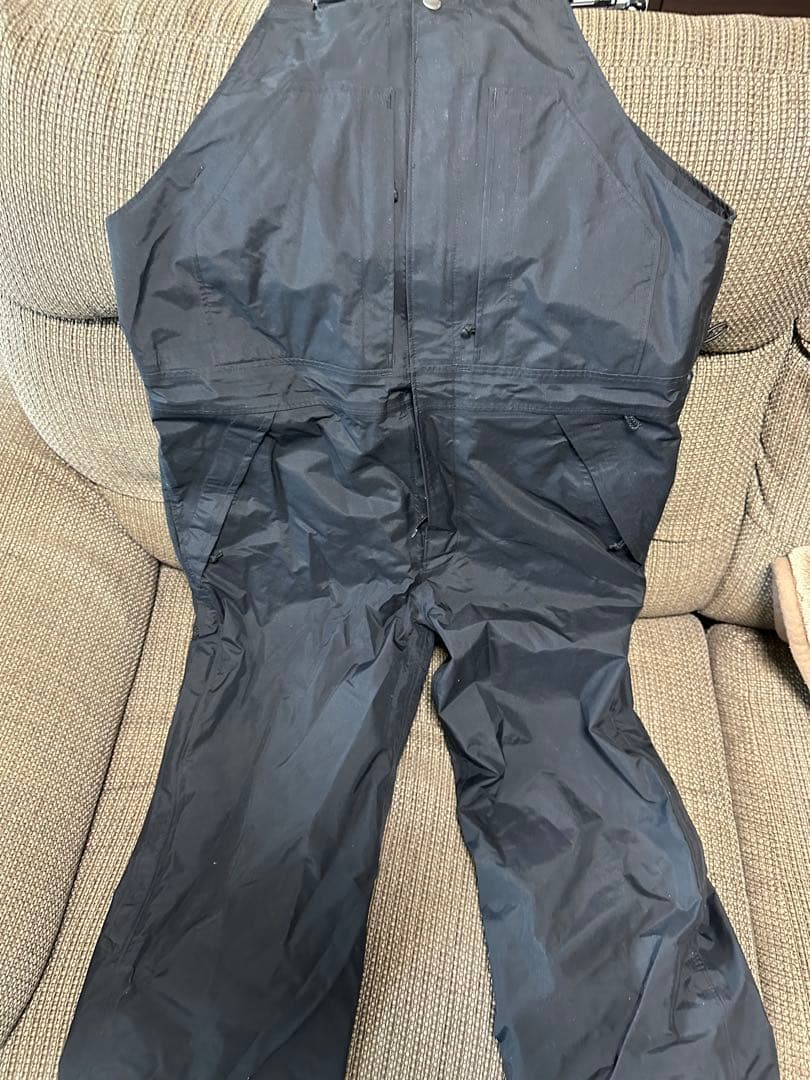 green clothing ブラック ビブパンツ Lサイズ