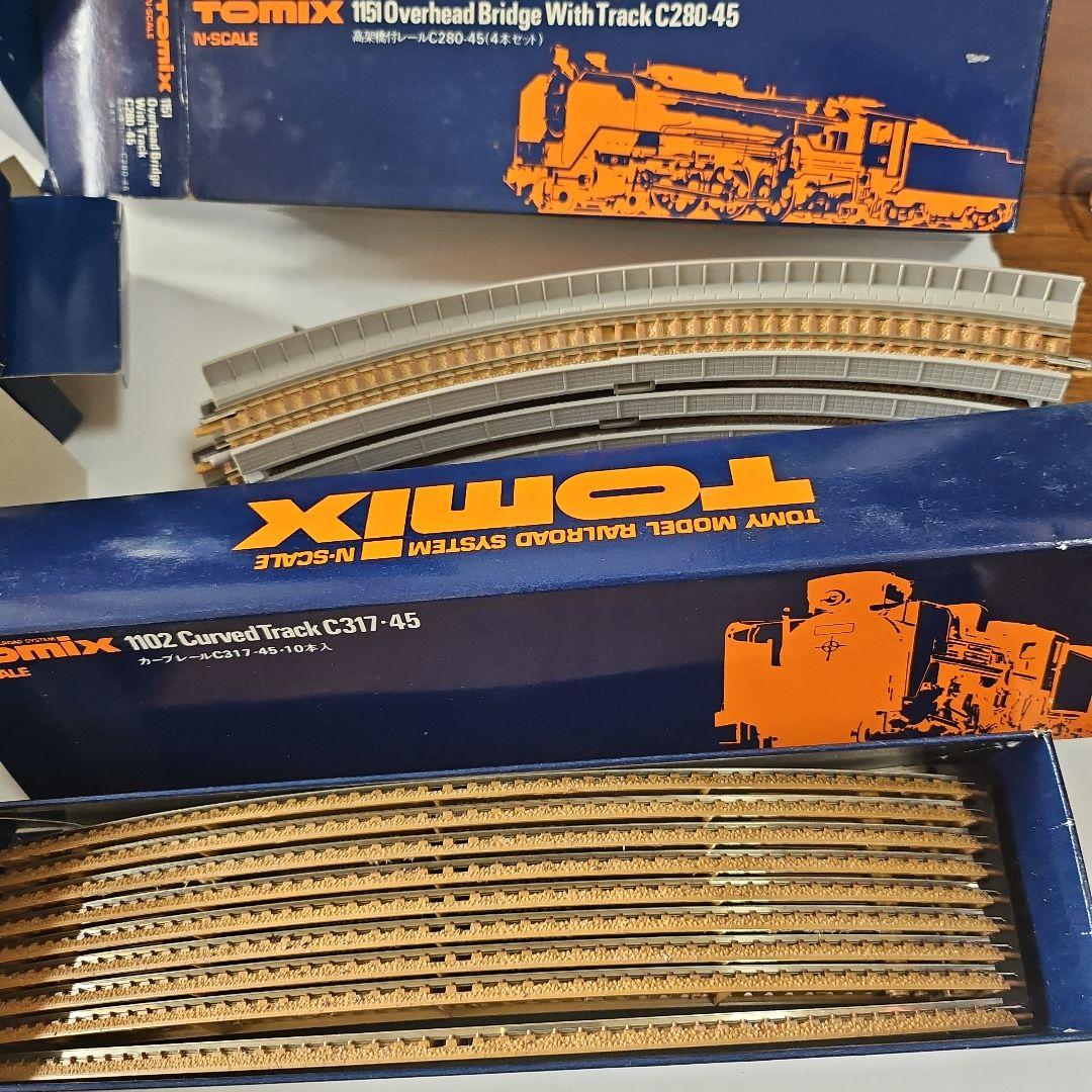 TOMIX Nゲージ カーブトラック・オーバーヘッドブリッジセット