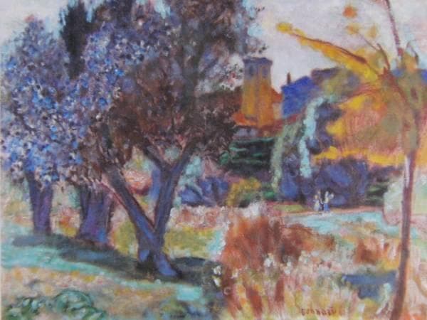 ボナール・ピエール、オリーブの樹、希少画集画、新品高級額装付