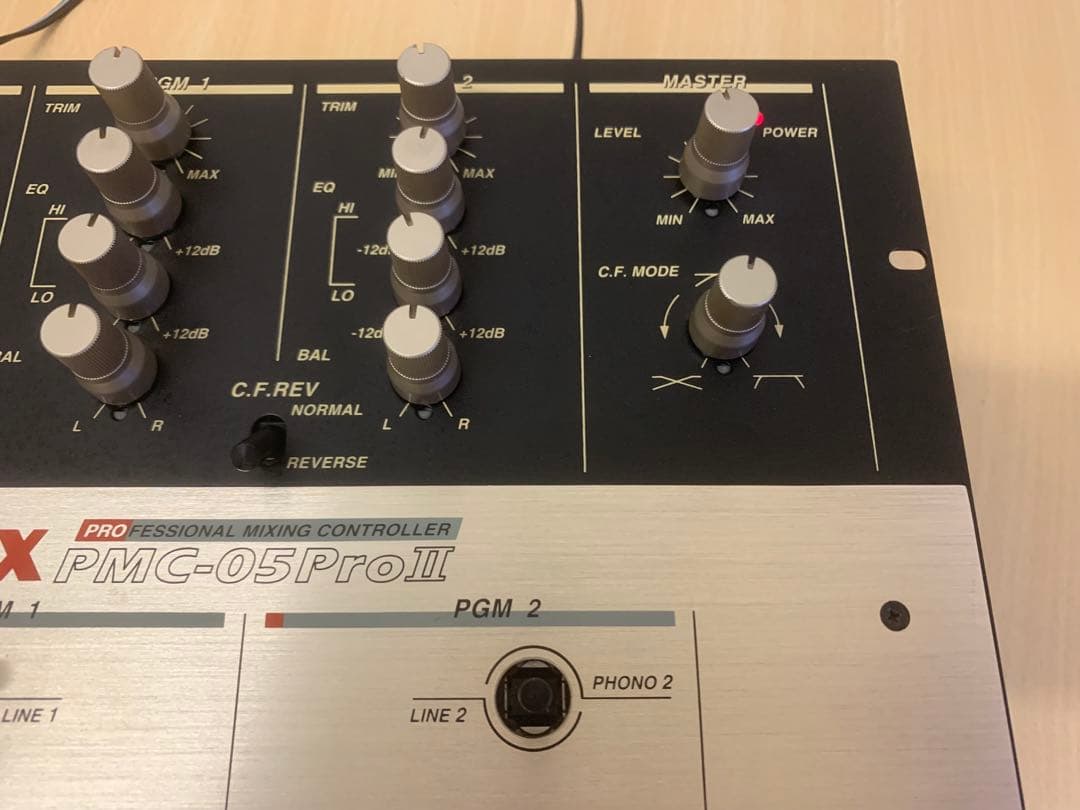 Vestax PMC-05PRO II DJミキサー ACアダプターつき