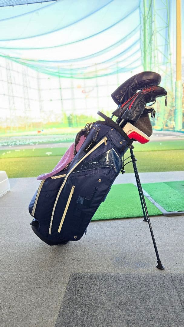 JLINDBERG スタンド式ゴルフバッグ ネイビー