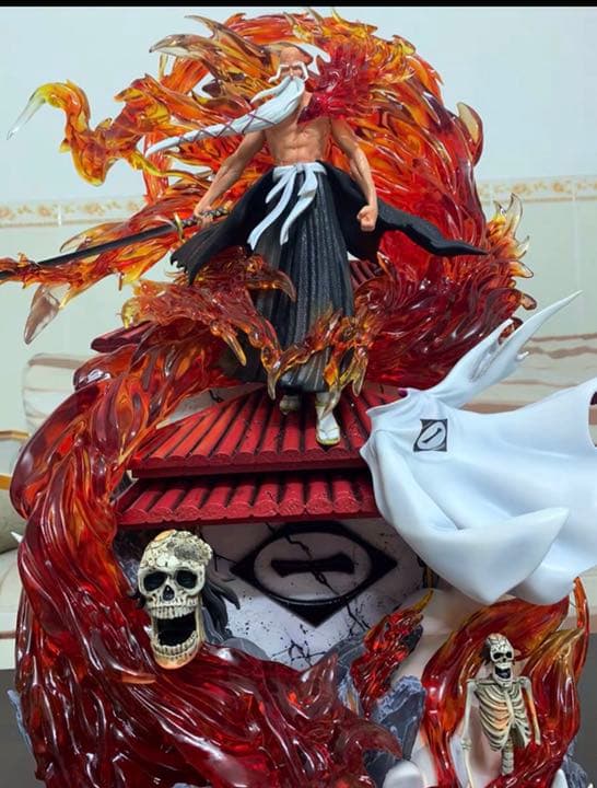 BLEACH 黒衣少年図   山本元柳齋重國ガレージキット ガレキ スタチュー②