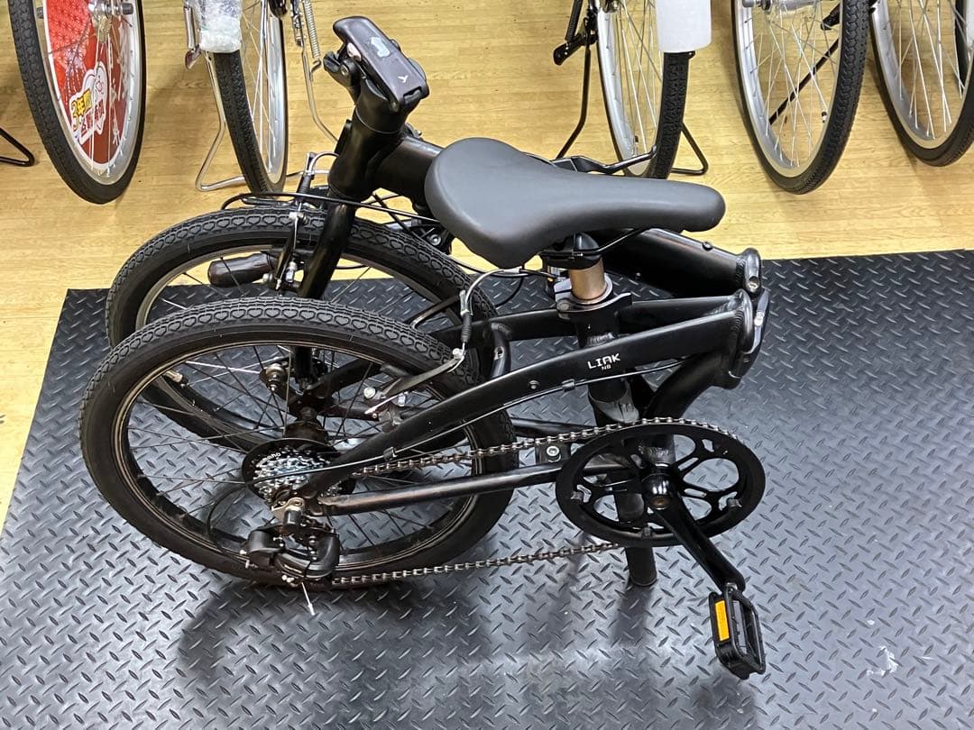 リユース品　折りたたみ自転車 ブラック