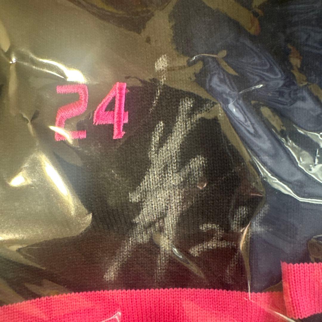 証明書付き！ソフトバンクホークス　栗原陵矢24 直筆サイン入り　ストッキング