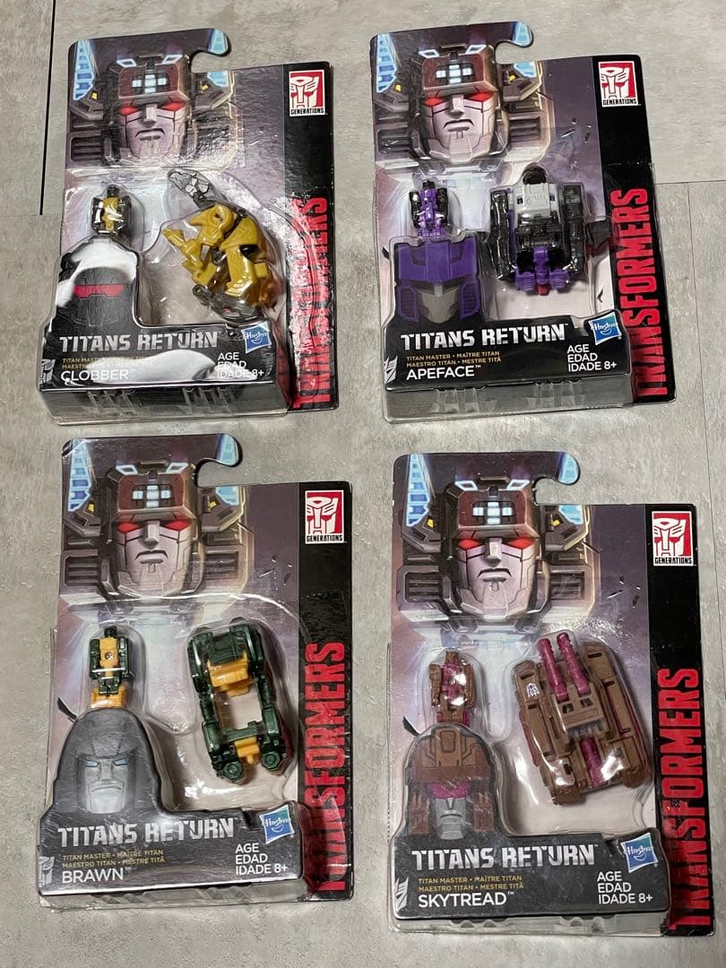 未開封 トランスフォーマー タイタンズリターン タイタンマスター 4体セット