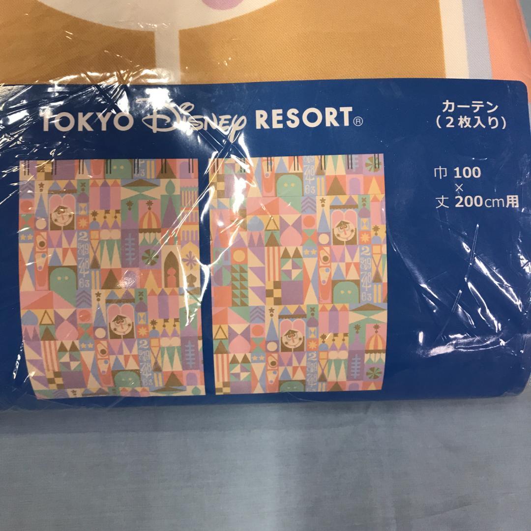 ディズニーリゾート カーテン イッツアスモールワールド 100×200cm
