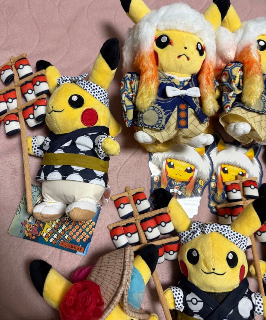 ピカチュウ ぬいぐるみ セット 和風衣装