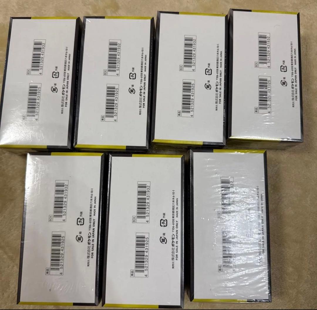 ポケモンカード MEGAドリームex 7BOXシュリンク付き