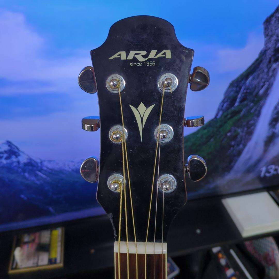 S*i様 再出品です!! ARIA ♫エレアコギター グラデーションブルー☆中古