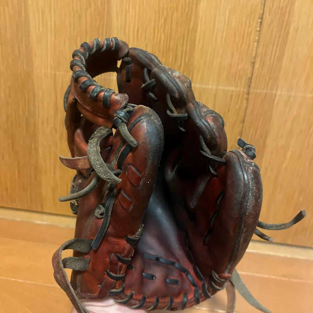 ミズノ 赤野球グローブ