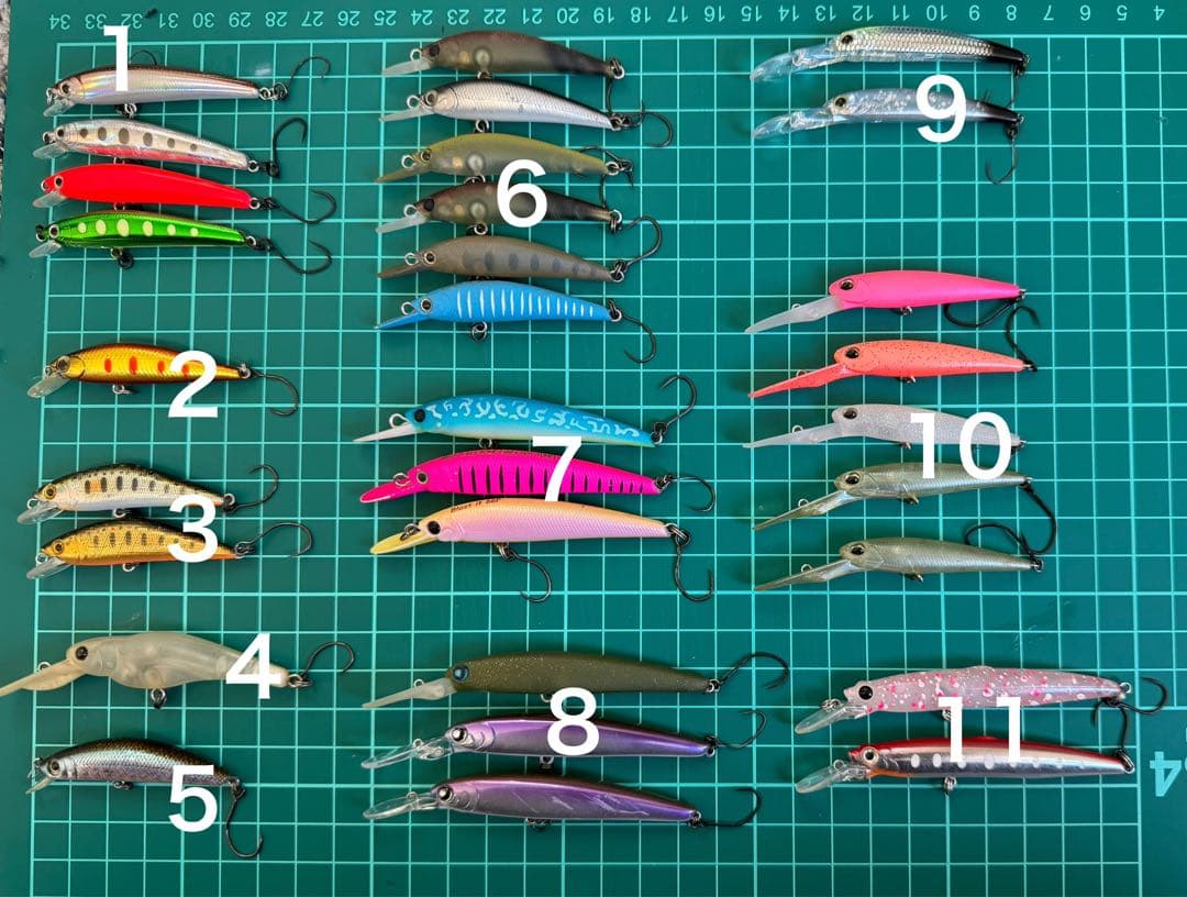 ミノー・プラグ 30個セット　管釣り