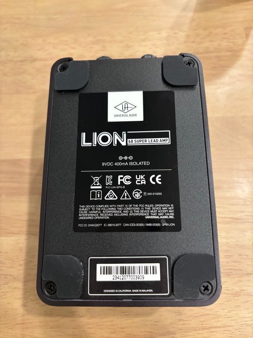 ギター UAFX LION '68 super lead amp