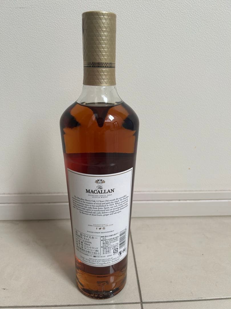 The Macallan 12年シェリーオーク 700ml 新品未開封