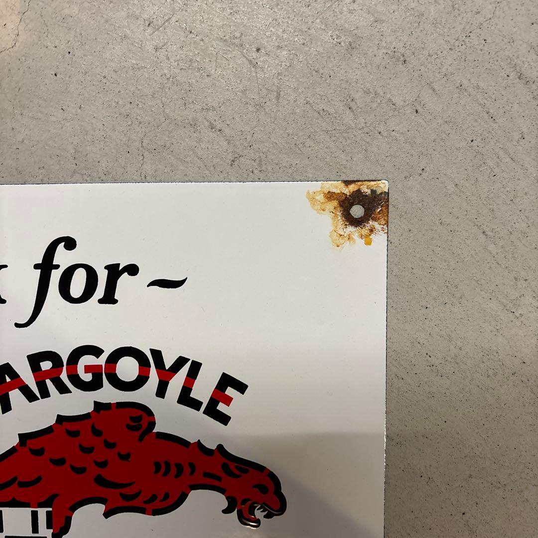 Mobile oil Gargoyle ヴィンテージ　看板