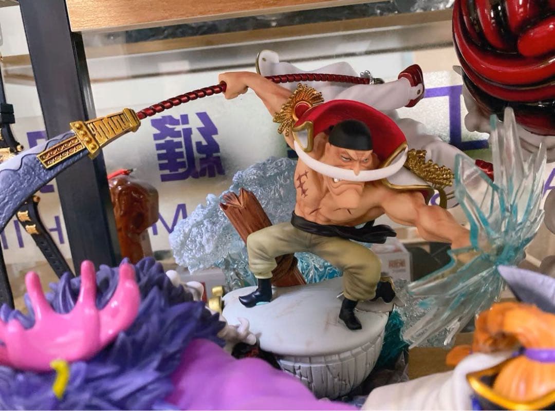 ONE PIECE 白ひげ海賊団 18体 ガレージキット ガレキ スタチュー①
