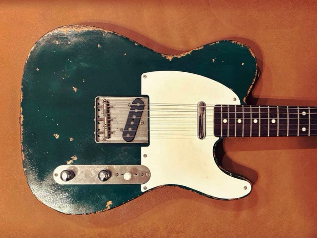 fender JAPAN テレキャスター レリック シャーウッドグリーン