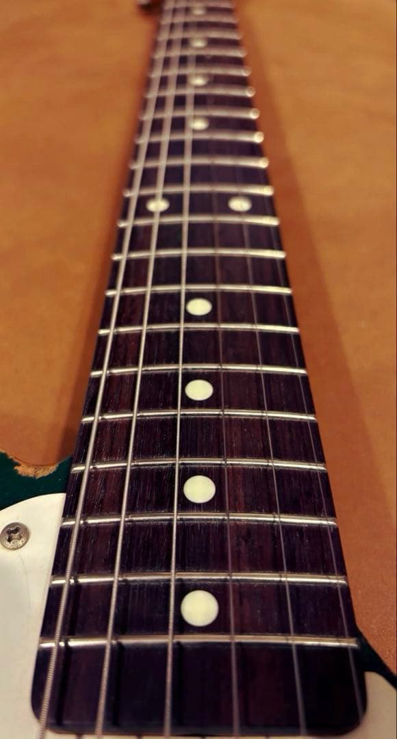 fender JAPAN テレキャスター レリック シャーウッドグリーン