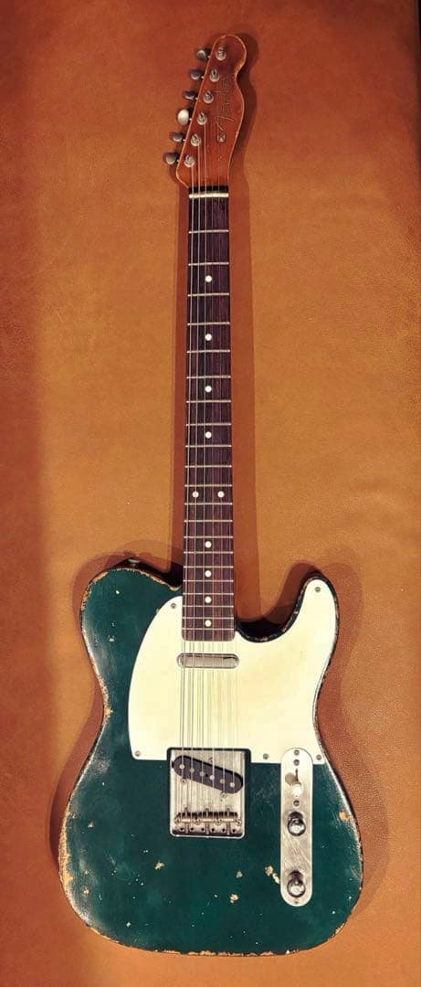 fender JAPAN テレキャスター レリック シャーウッドグリーン