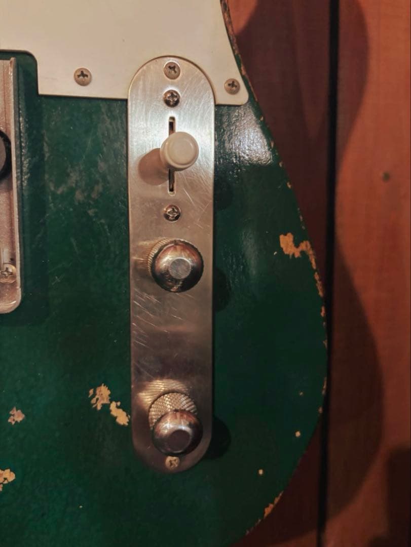 fender JAPAN テレキャスター レリック シャーウッドグリーン