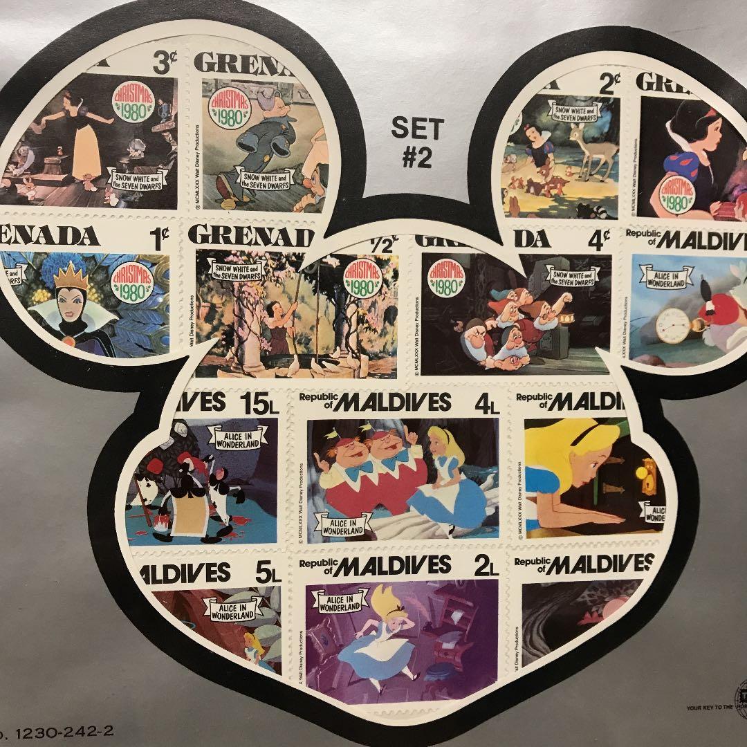 ディズニー 海外切手 14枚