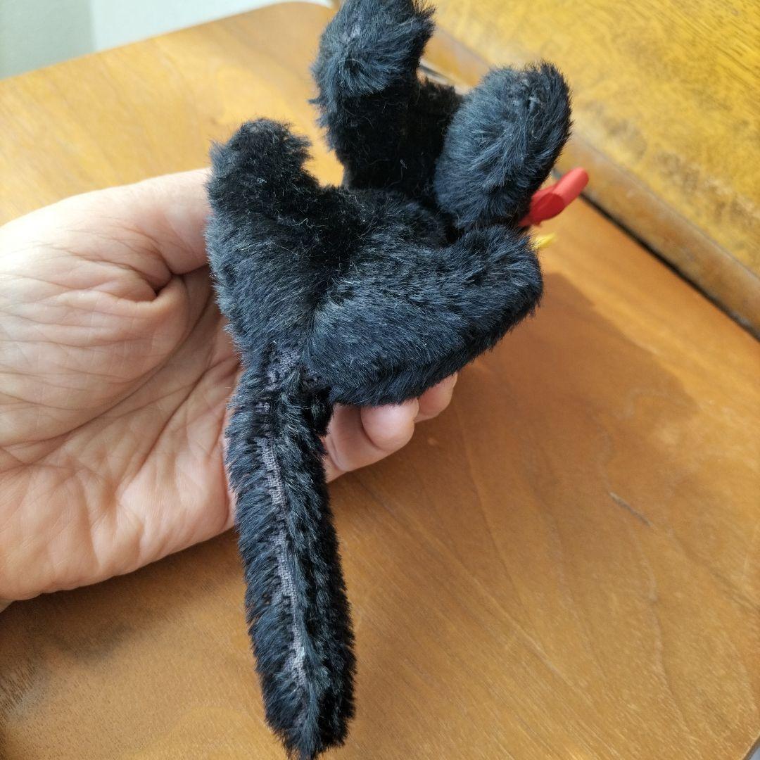 ビンテージ　シュタイフ　kitty キャット　黒猫