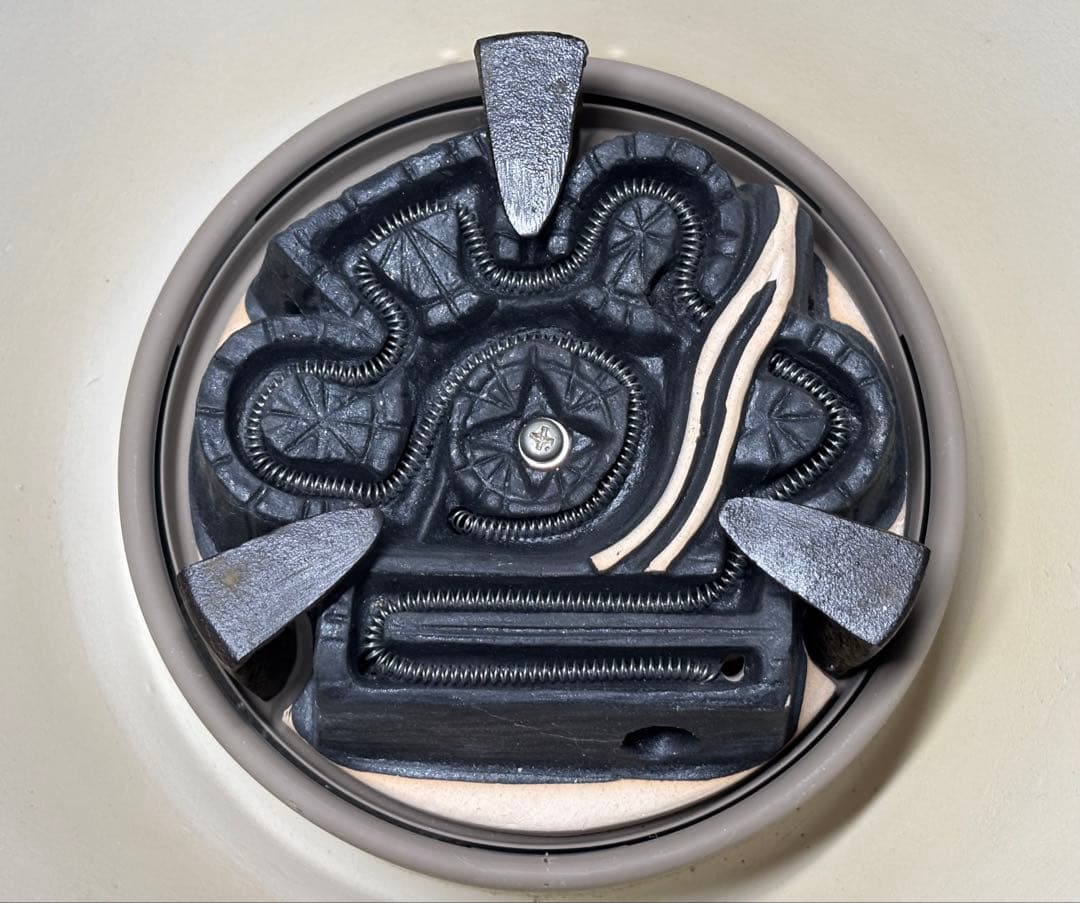 風炉型電熱器 織部 創巧 野々田 道安型 炉用炭型電熱器