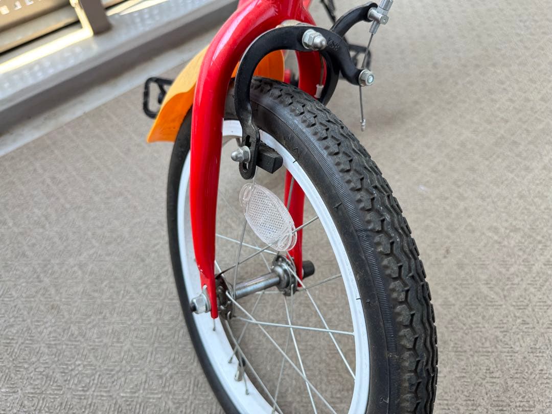 【引き取り限定 東京】peopleピープル レッド キッズ自転車 16インチ