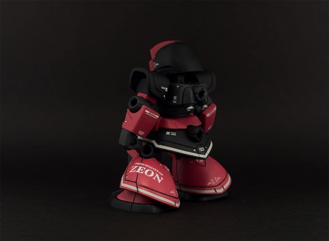 あ*げ様 モビルスーツアンサンブル ドム(シャア専用) 全塗装 完成品