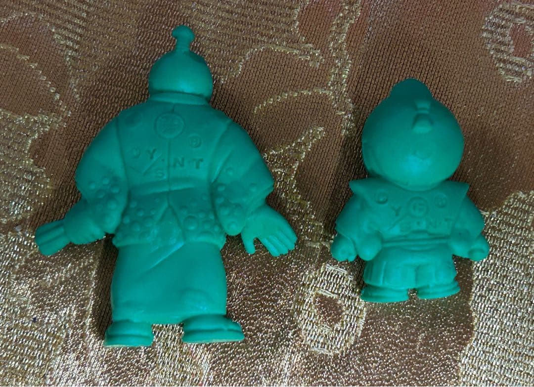 キン肉マン消しゴム(キン消し)ミート君、キン肉マン2体セット当時物レトロ品希少