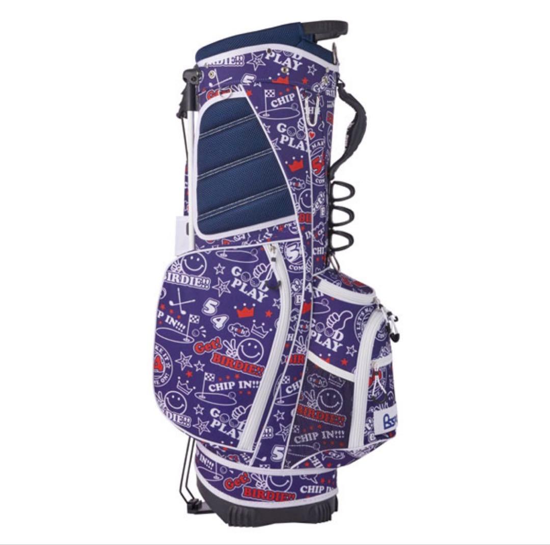 WINWIN STYLE スタンドキャディーバッグ スマイリーデザイン ゴルフ