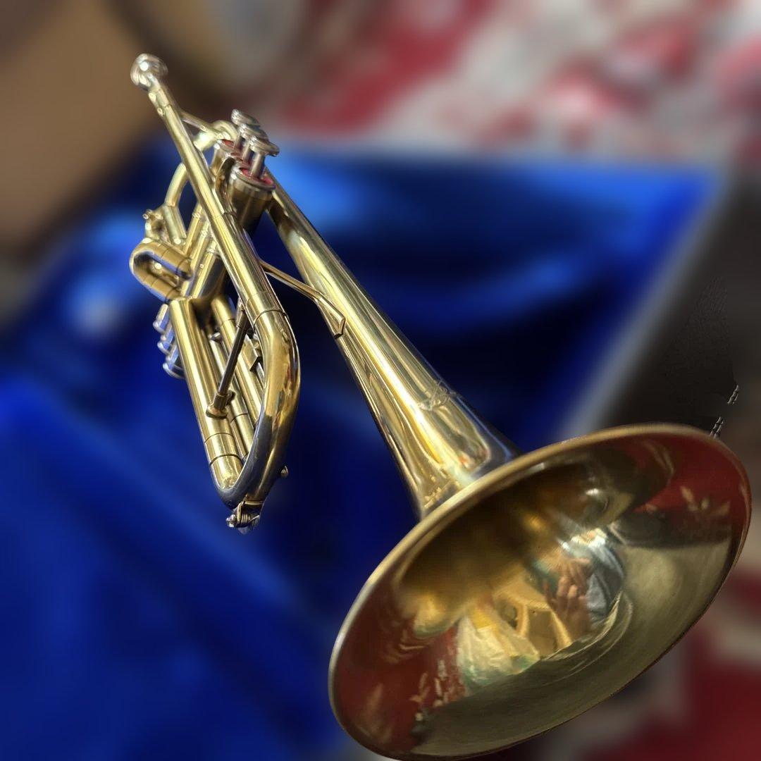 トランペット、ハードケース付き