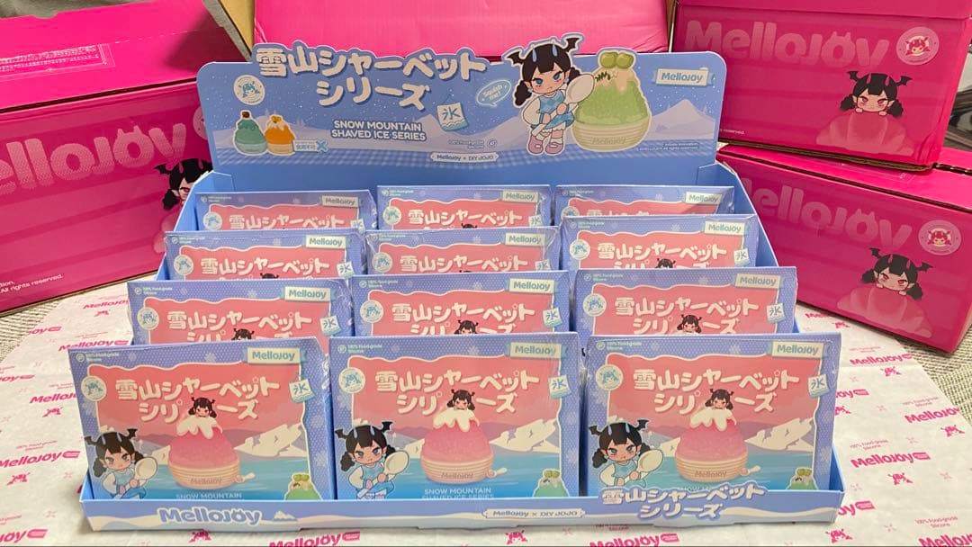 【終売品】mellojoy スクイーズ 雪山シャーベット 全種類セット かき氷