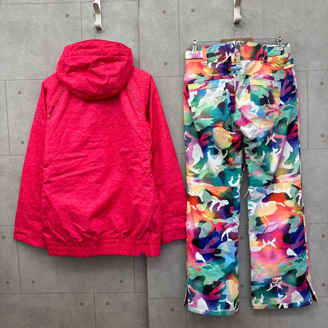 ROXY ロキシー スノボウェア 上下セットアップ レディース マルチカラー