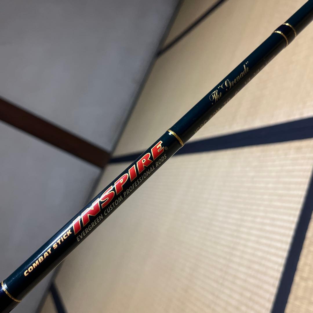 【名機 名竿】エバーグリーン コンバットスティック インスパイア チタンゴールド