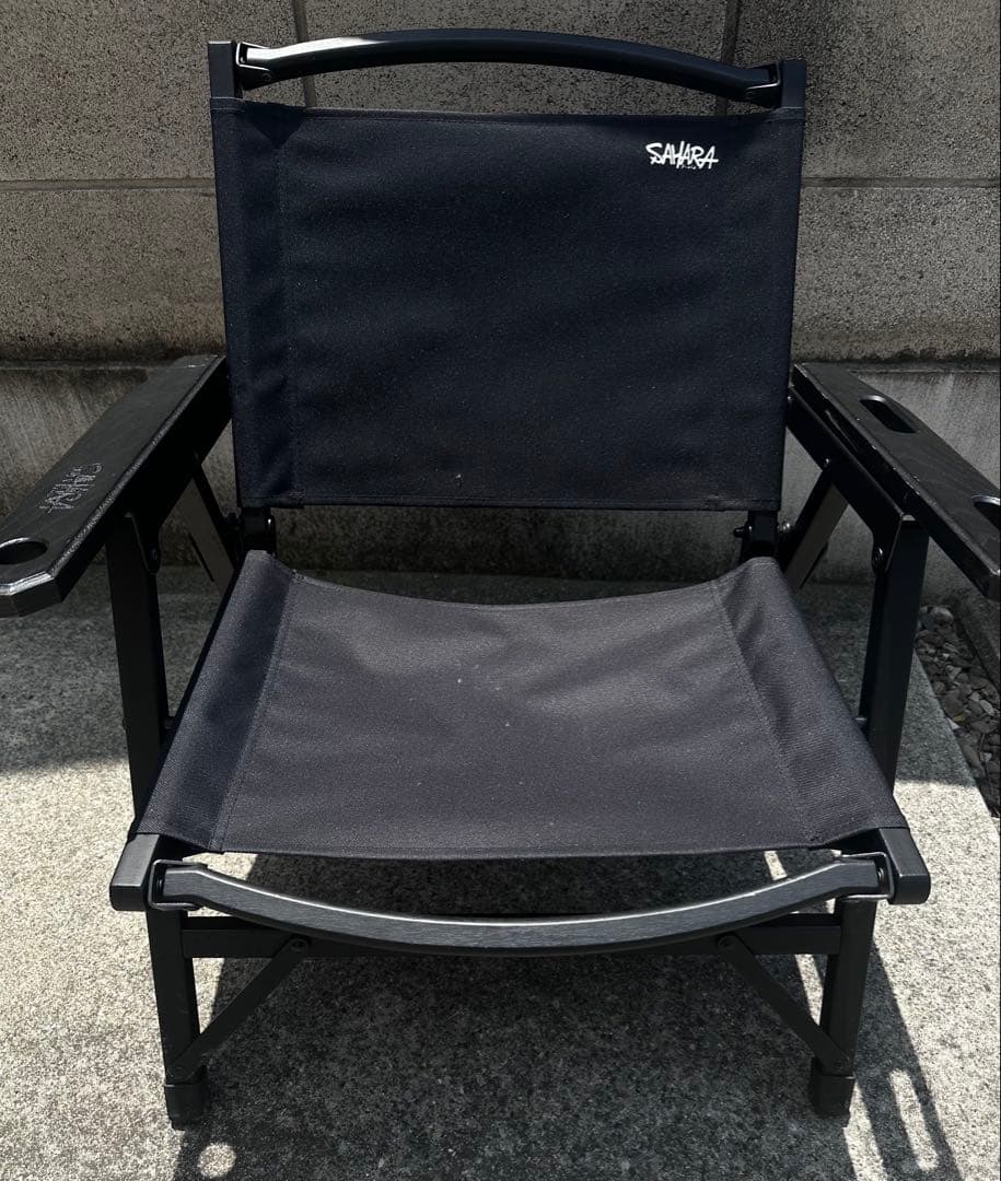 FieldSAHARA&4N8.JST.WORKS コラボチェア BLACK