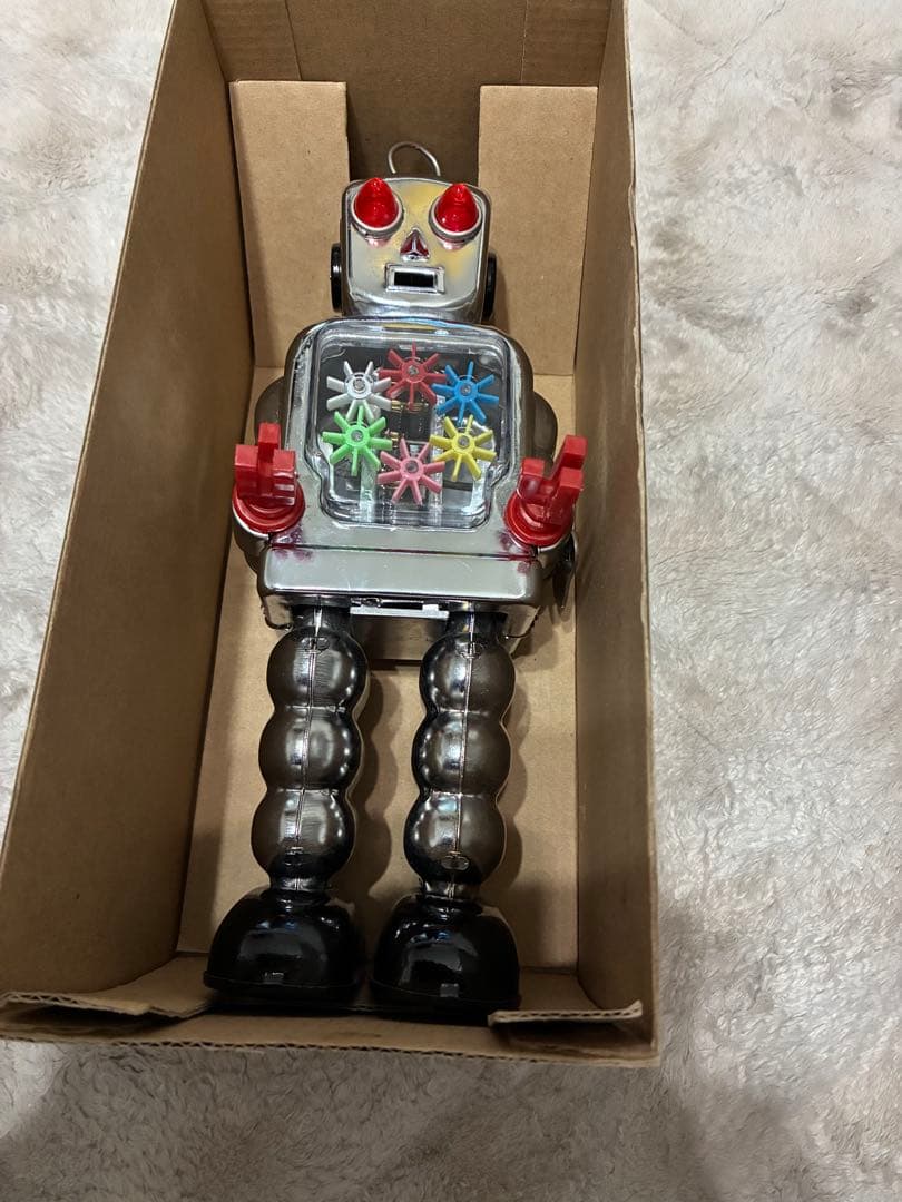 動作確認済【極美品】HIGH-WHEEL ROBOT ブリキロボット