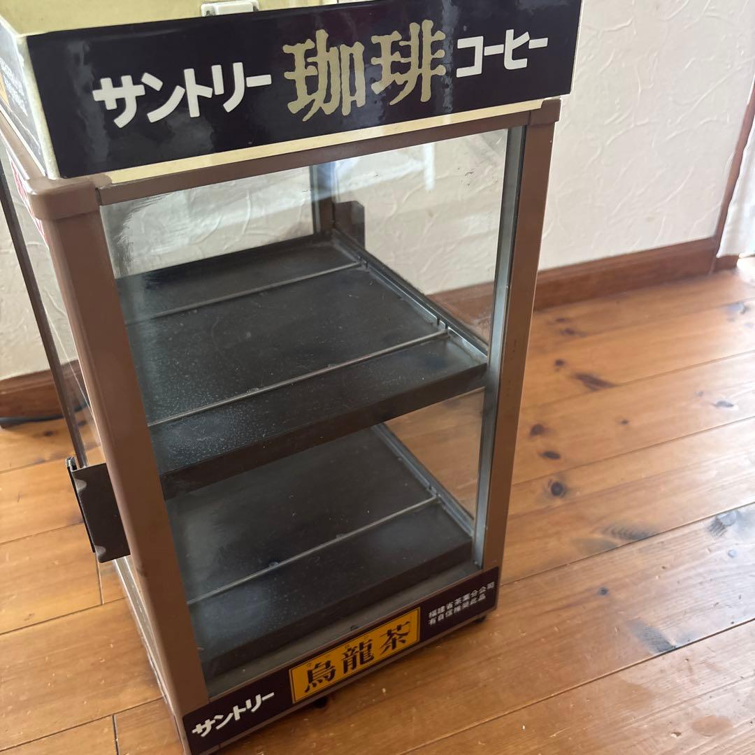 【動作品】缶ウォーマー ホット ショーケース サントリー
