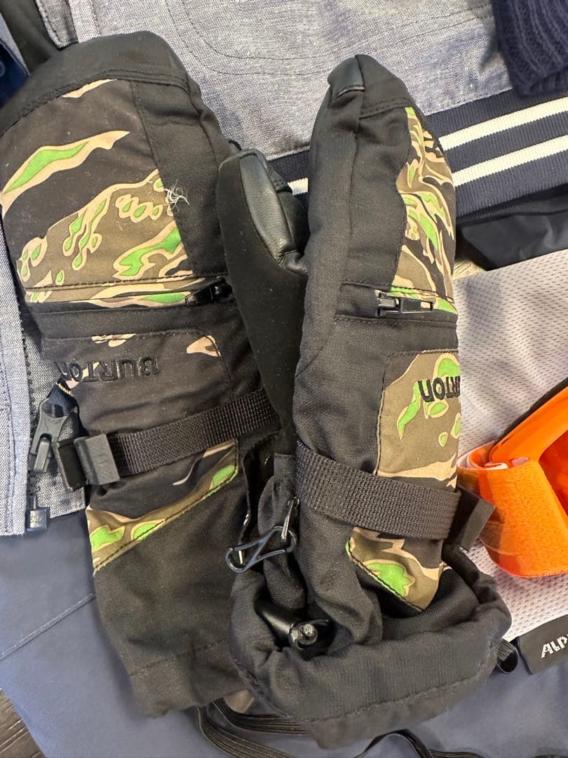 BURTON 子供用スキーウェアセット Sサイズ ネイビー/グレー