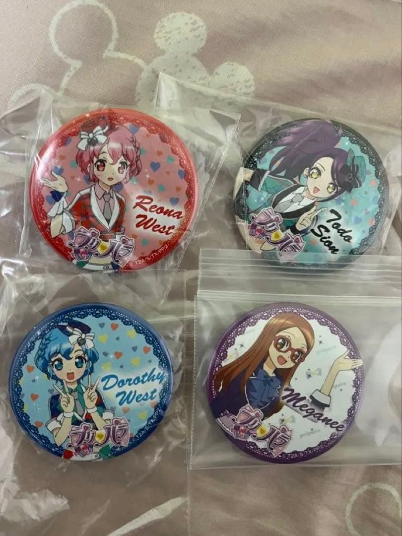 プリパラ　1周年　イベント　缶バッジ　ドレッシングパフェ　ドレシ