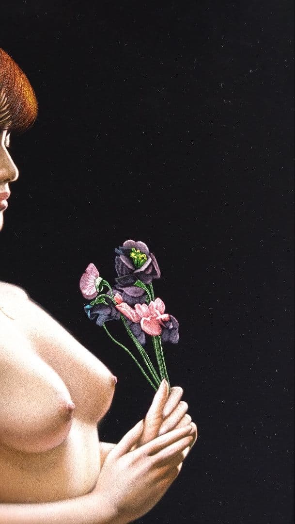 人見友紀　伝説の逃亡画家　裸婦　油彩画　油絵　20号　人見友紀