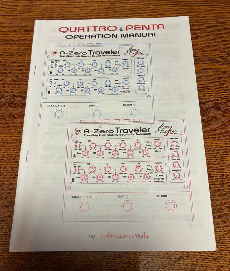 ギター Enfini Custom Works R-ZeroTraveler PENTA